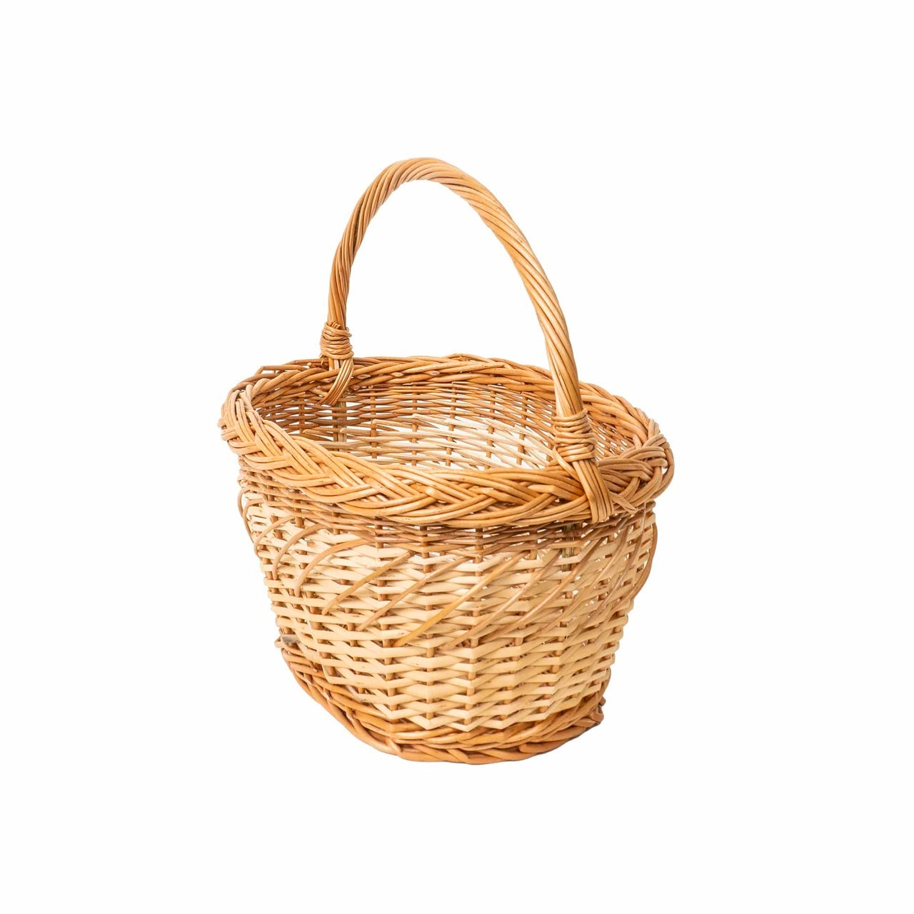 Cos rachita pentru cumparaturi, maro, 43x31x39 cm