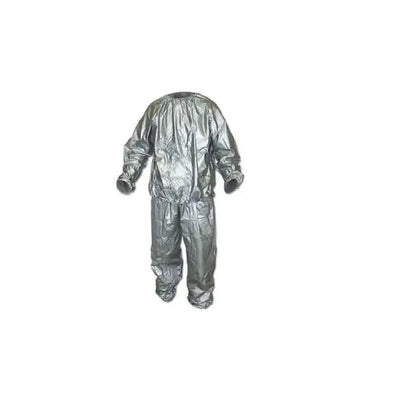 Costum din 2 piese pentru slabit SAUNA SUIT, culoare argintiu, marime L