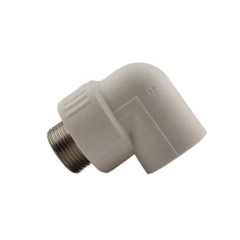 Cot PPR cu filet exterior 25mm 3/4 inch pentru instalatii sanitare si incalzire