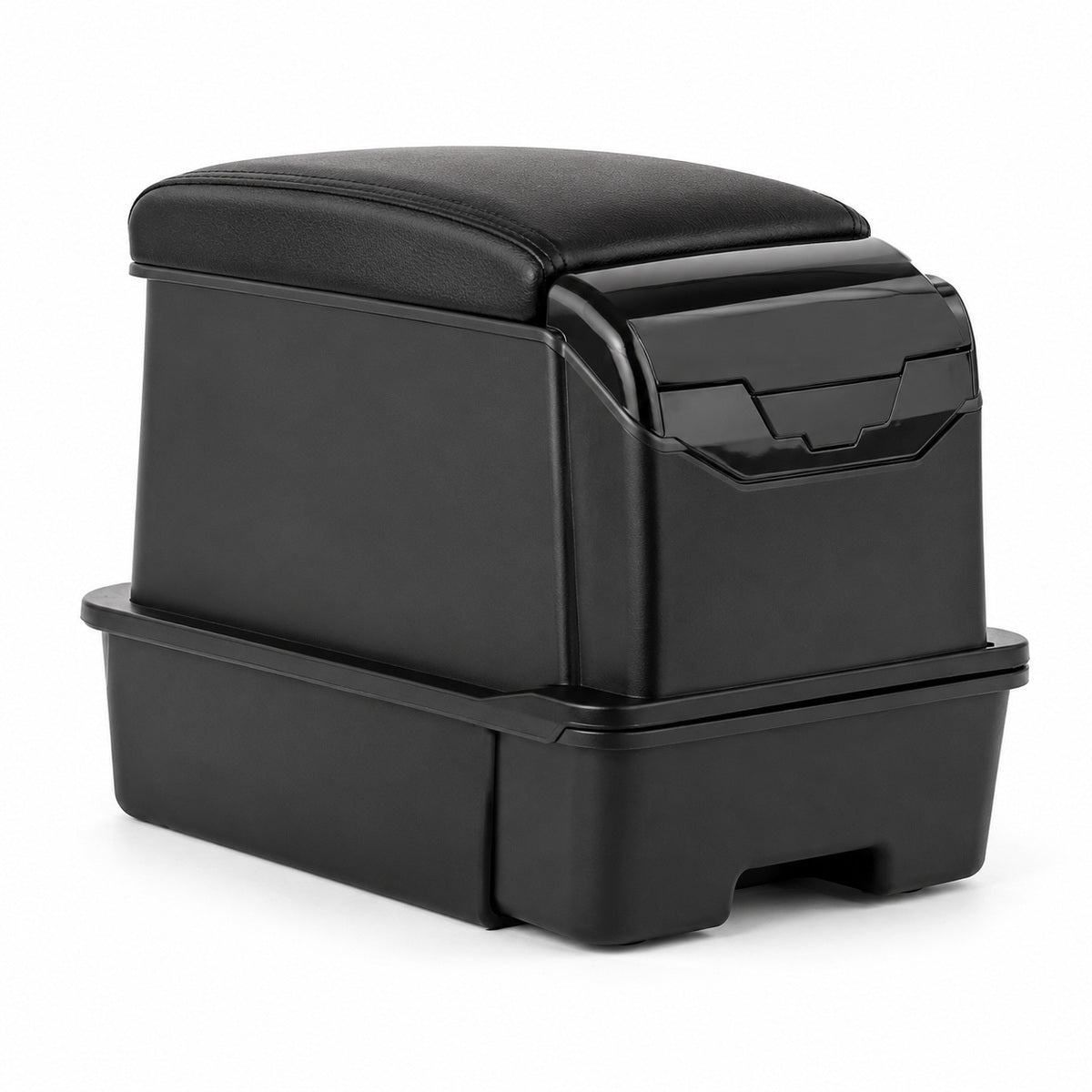 Cotieră Auto Universală cu Spațiu de Depozitare, Negru, Model 232-3 – imagine principală