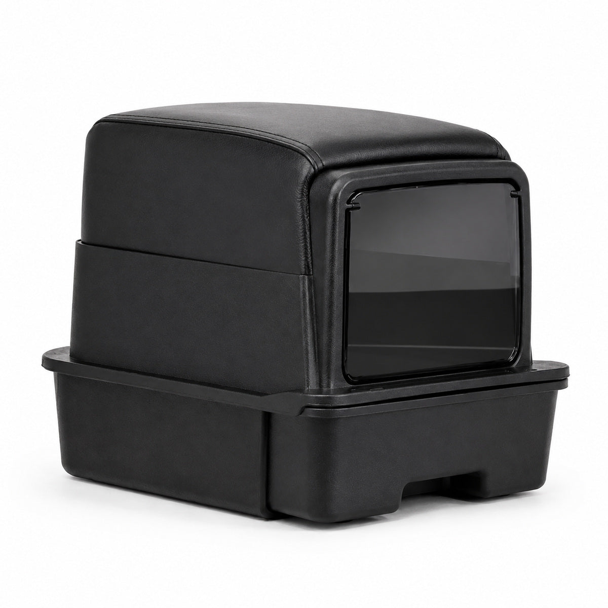 Cotieră Auto Universală cu Spațiu de Depozitare, Negru, Model 232-4 – imagine principală