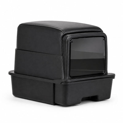 Cotieră Auto Universală cu Spațiu de Depozitare, Negru, Model 232-4 – imagine principală