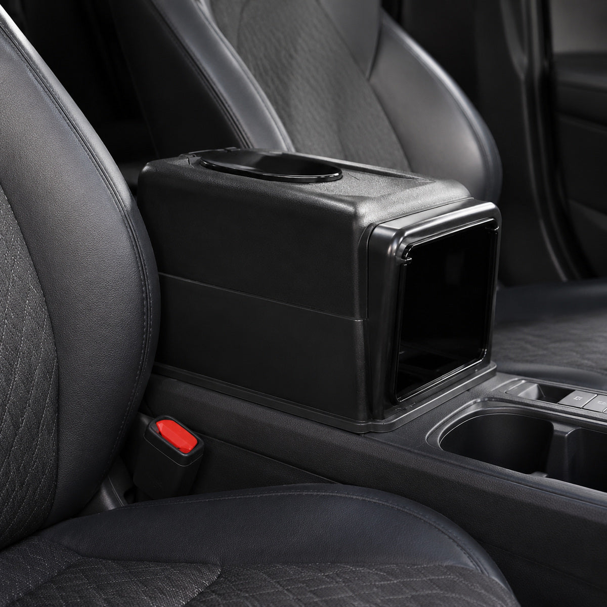 Cotieră Auto Universală cu Spațiu de Depozitare, Negru, Model 232-4 – imagine comercială
