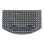 Covor intrare cauciuc dreptunghiular 79x49 cm, negru, model Welcome