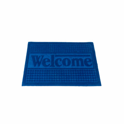 Covor pentru usa 40x60 cm, culoare albastru