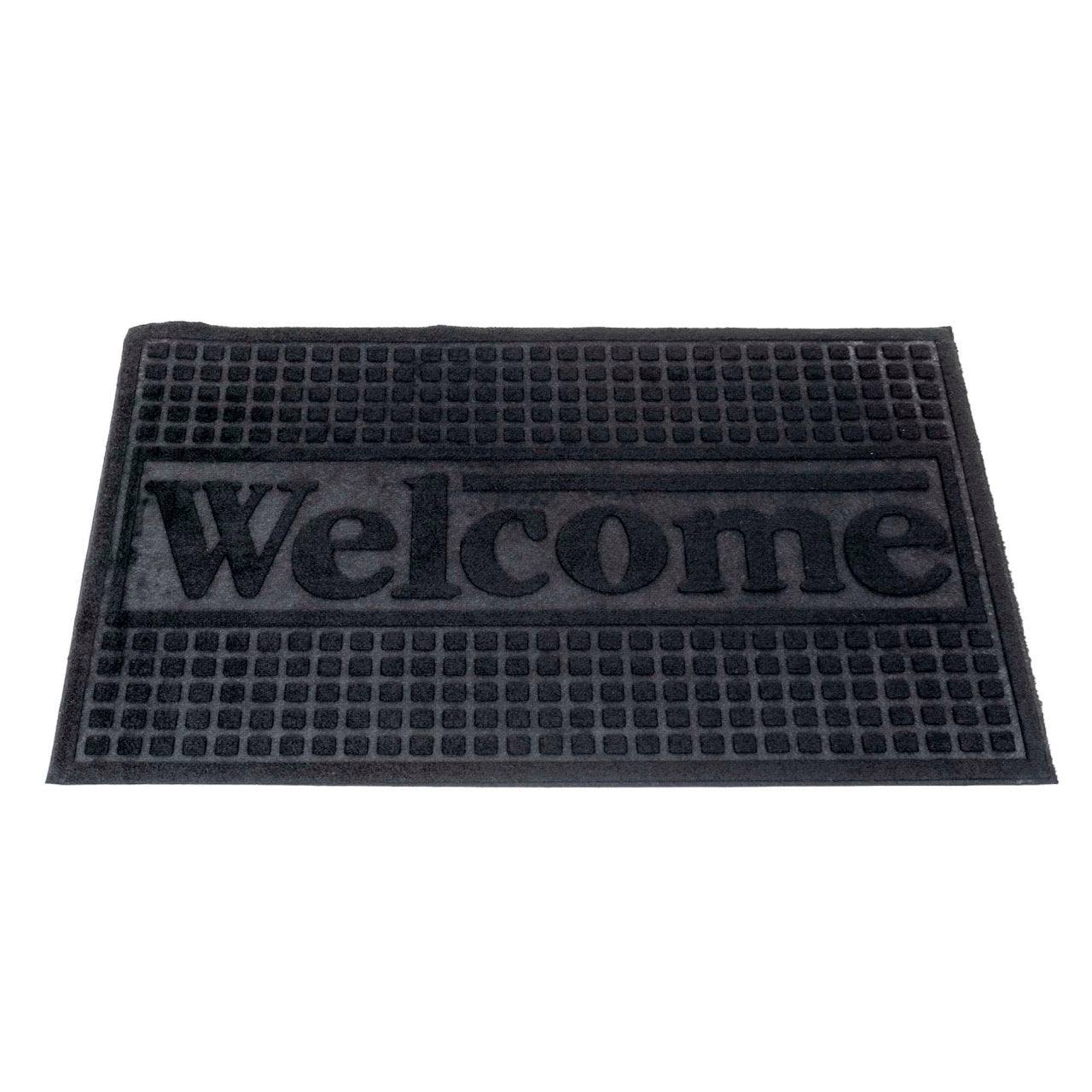 Covor pentru usa 45x75 cm, negru, rezistent si practic