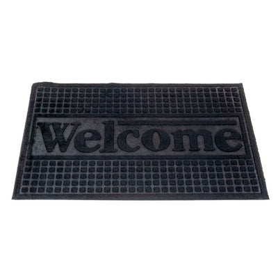 Covor pentru usa 45x75 cm, negru, rezistent si practic