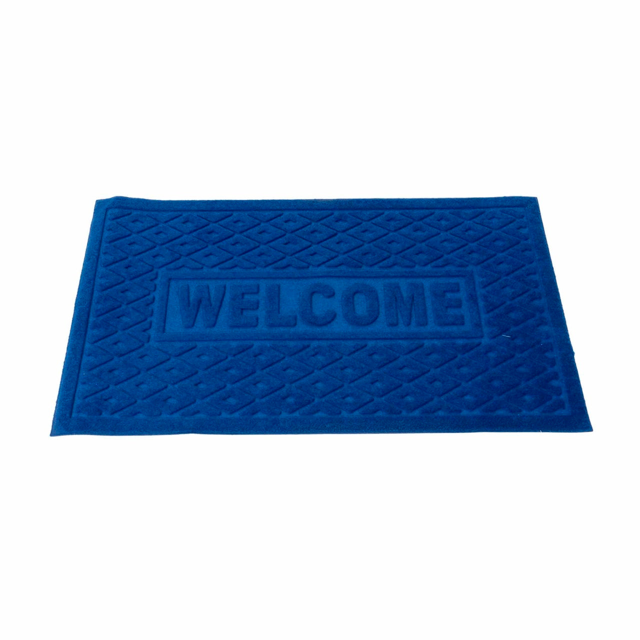 Covor pentru usa 45x75cm, albastru, rezistent si usor de intretinut
