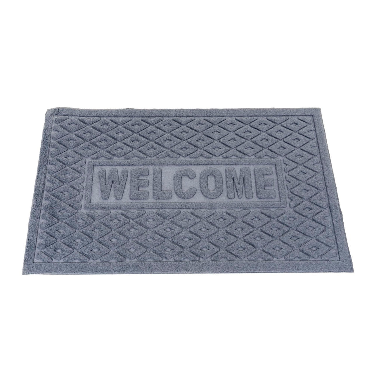 Covor pentru usa gri 45x75 cm, rezistent si usor de curatat
