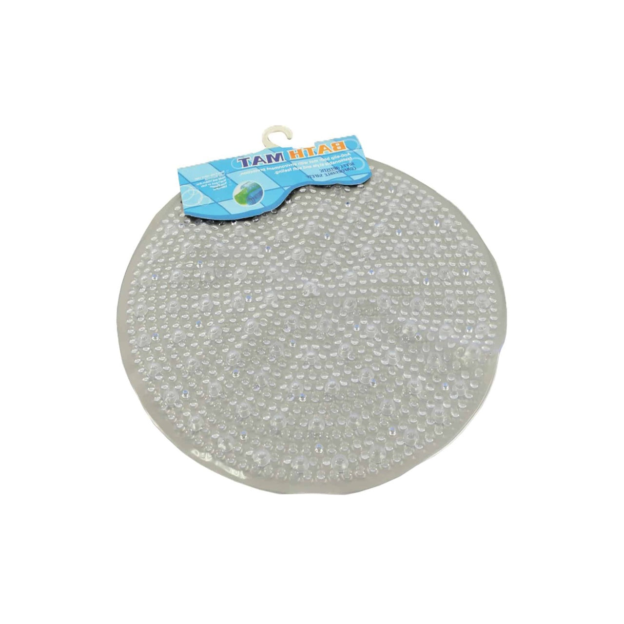 Covoras rotund pentru cada cu ventuze, diametru 50 cm, antiderapant