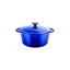 Cratita fonta emailata cu capac, 24 cm, capacitate 3.8L