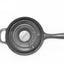 Cratita fonta emailata cu capac si coada 1.8L, 19x9cm, Marble Gray