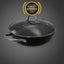 Cratita fonta tip fagure 30cm cu capac sticla, capacitate 4.5L