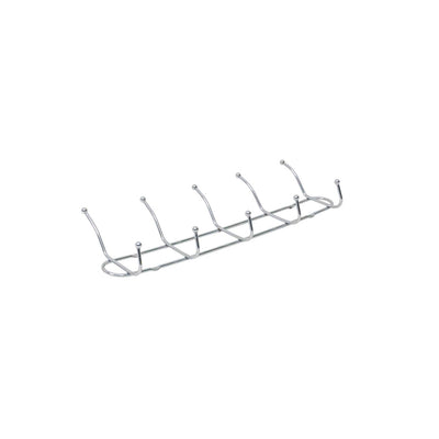 Cuier inox cu 5 agatatori, design modern, montaj usor