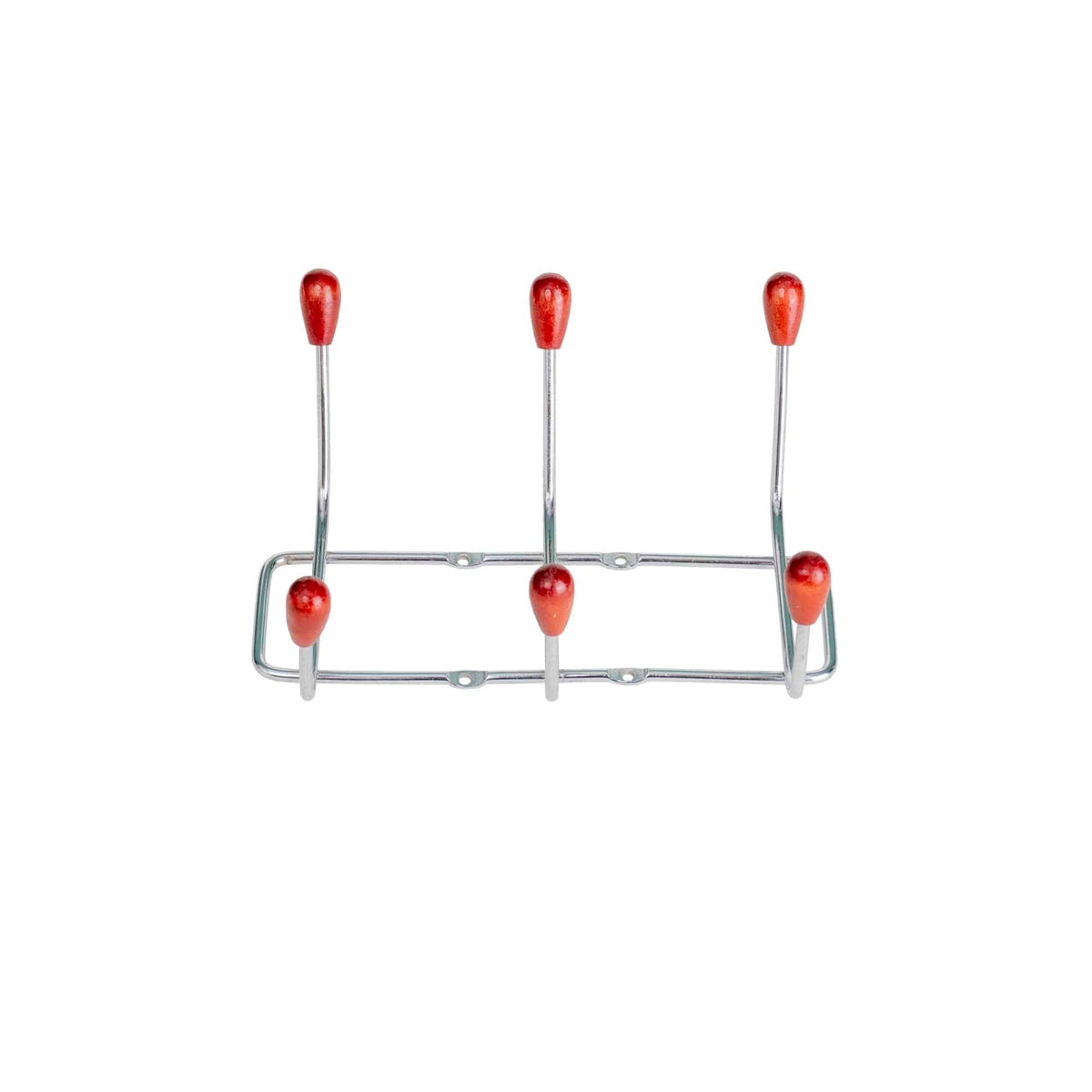 Cuier metalic cu 3 agatatori, lungime 17 cm, design modern