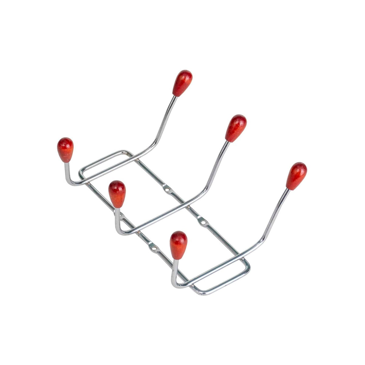 Cuier metalic cu 3 agatatori, lungime 17 cm, design modern