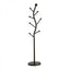 Cuier pentru haine, cu 7 carlige, in forma de S, din otel carbon, dimensiuni 178 x 30 cm, greutate maxima suportata 35 kg, negru