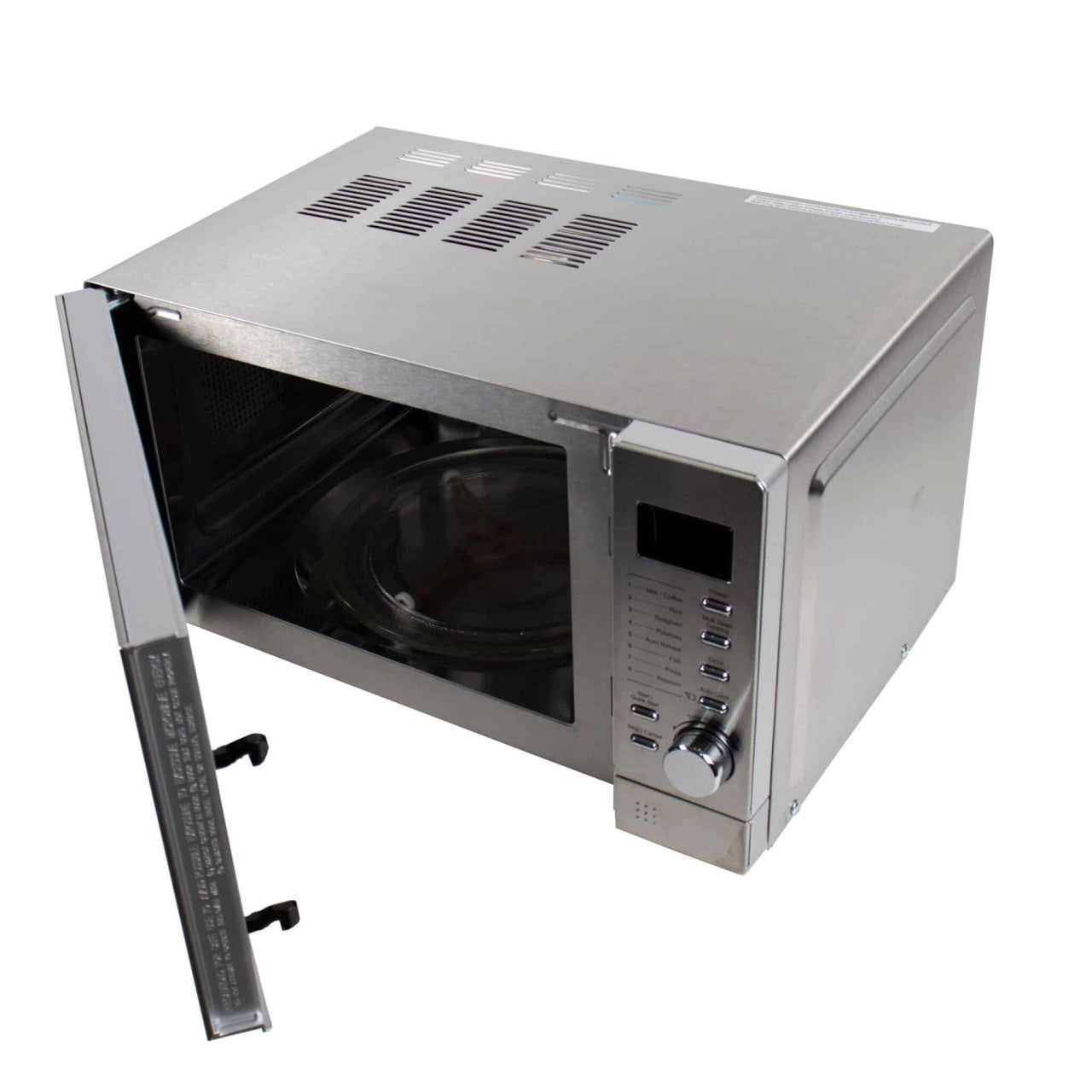 Cuptor cu microunde inox 20L, 800W, 6 trepte temperatura, afisaj digital