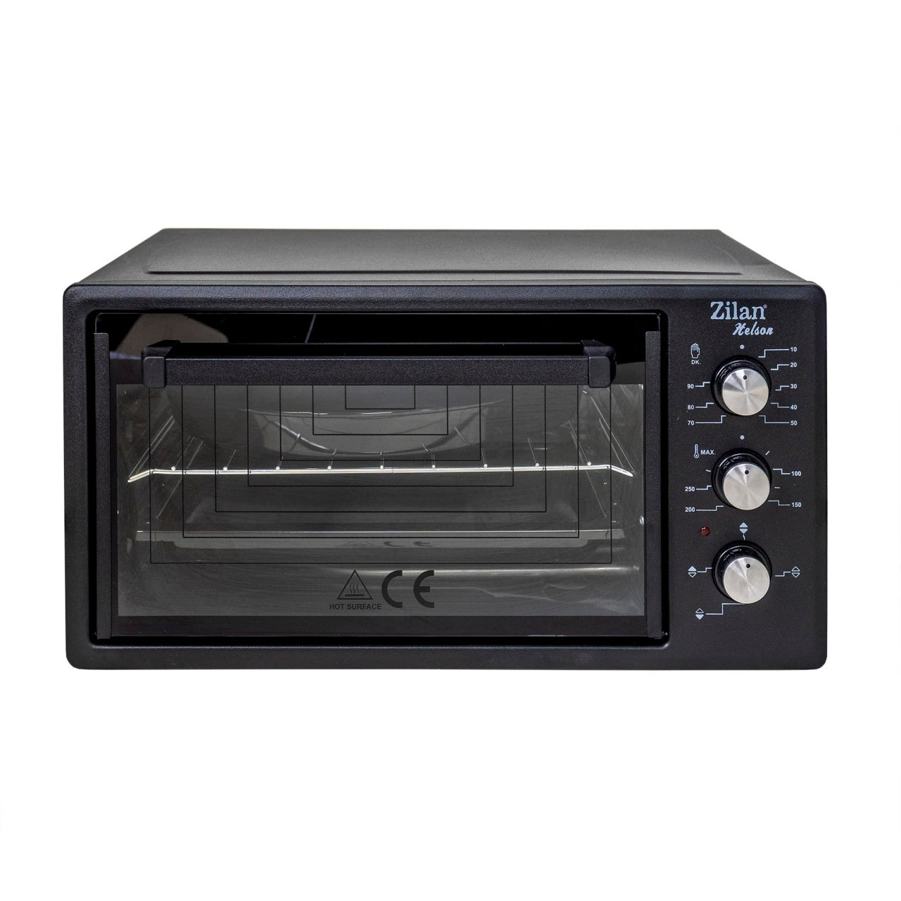 Cuptor electric 1500W, capacitate 45L, timer 90 min, temperatura max 300°C, negru