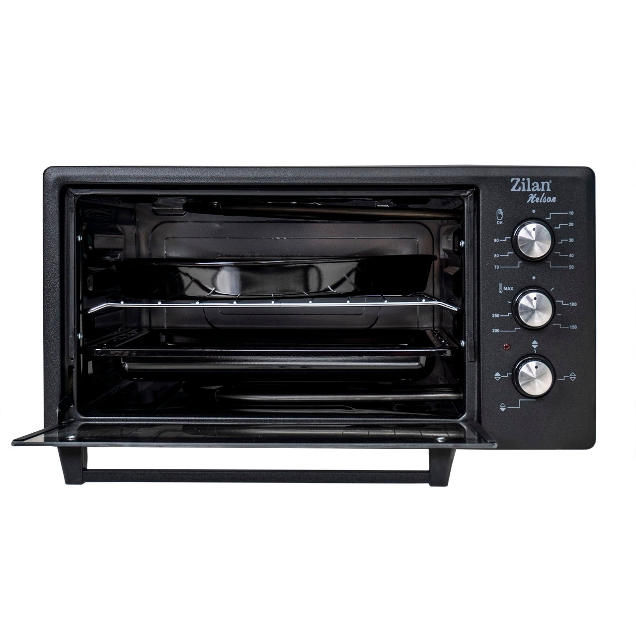 Cuptor electric 1500W, capacitate 45L, timer 90 min, temperatura max 300°C, negru