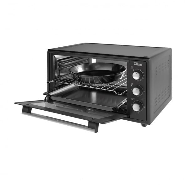 Cuptor electric 2000W, capacitate 45L, 3 trepte putere, negru
