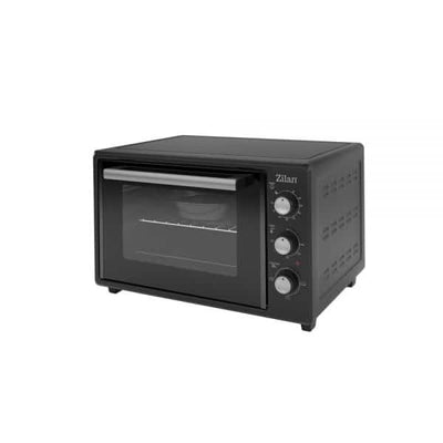 Cuptor electric 35L, 1800W, termostat reglabil, geam dublu, negru
