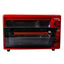 Cuptor electric 40 litri, 1500W, gratar si tava, culoare rosu