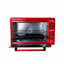 Cuptor electric 40 litri, 1500W, gratar si tava, culoare rosu
