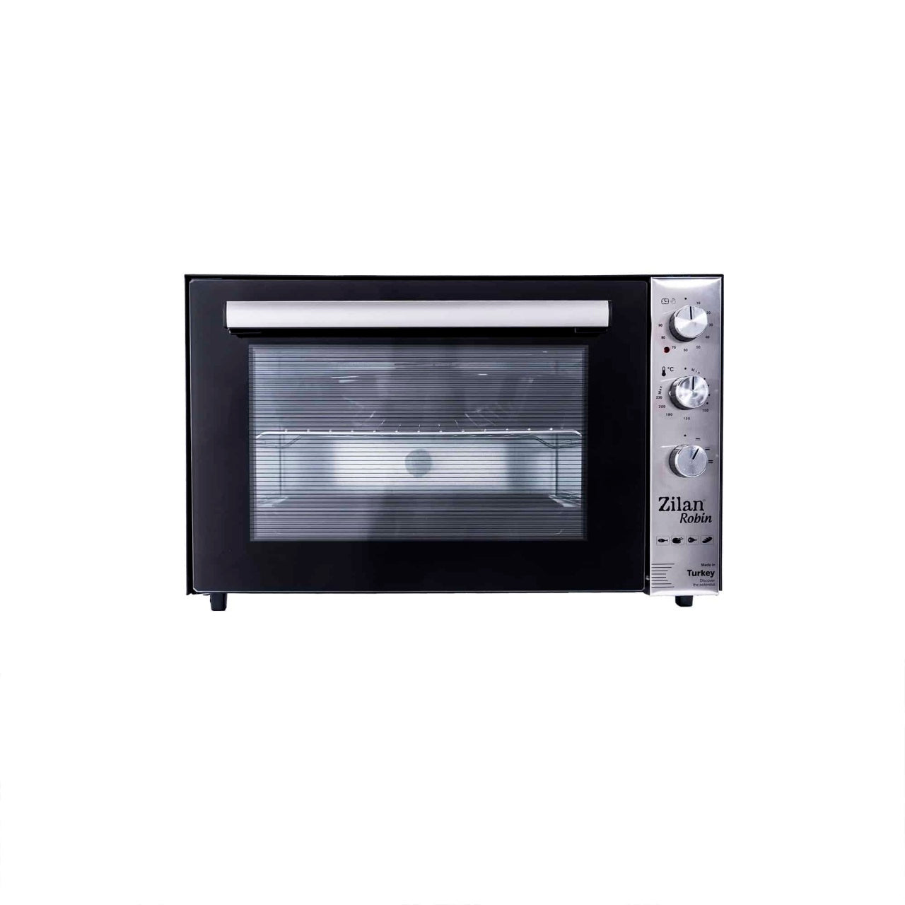 Cuptor electric 70L, 2000W, geam dublu, temporizator 90 min, temperatura max 230°C