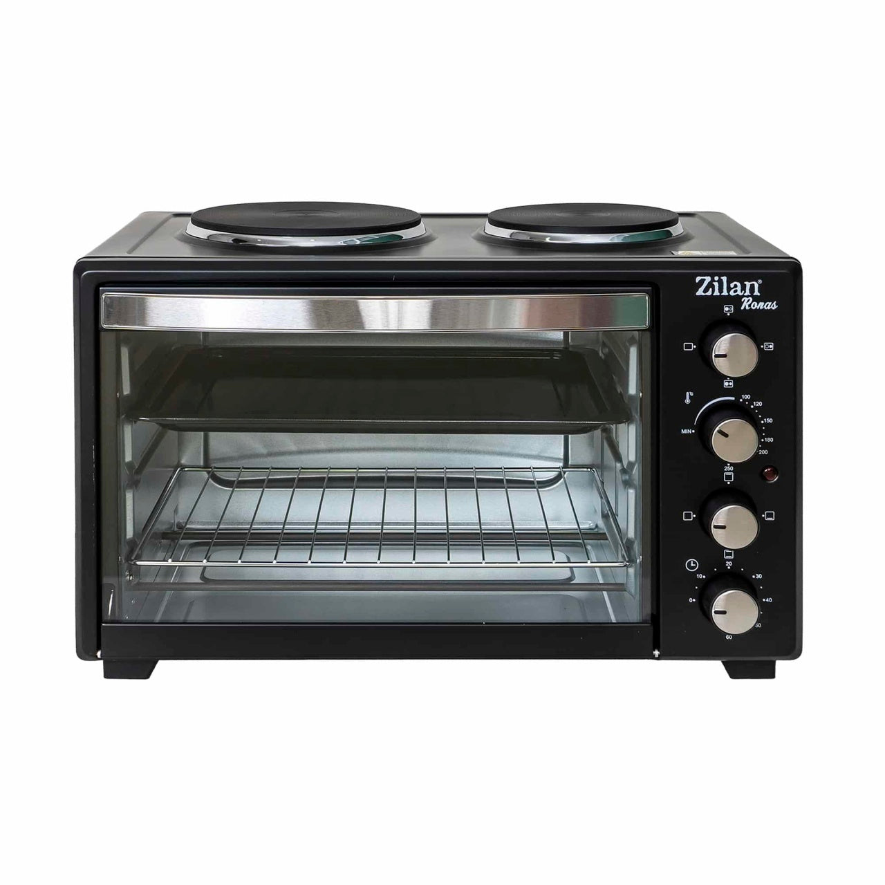 Cuptor electric cu plita, capacitate 35 l, putere 1600 W, timer si semnal acustic