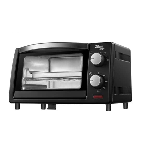 Cuptor electric mini 9l, 800W, geam dublu, temporizator 60 min, negru