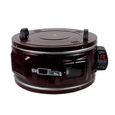 Cuptor electric rotund 1100W, capacitate 38L, tava aluminiu, fereastra sticla