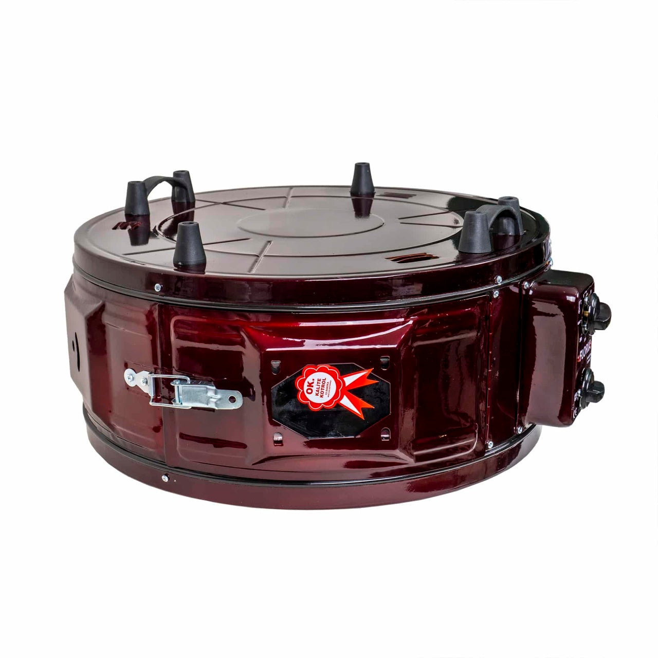 Cuptor electric rotund XL, 40L, 1400W, culoare rosu bordeaux