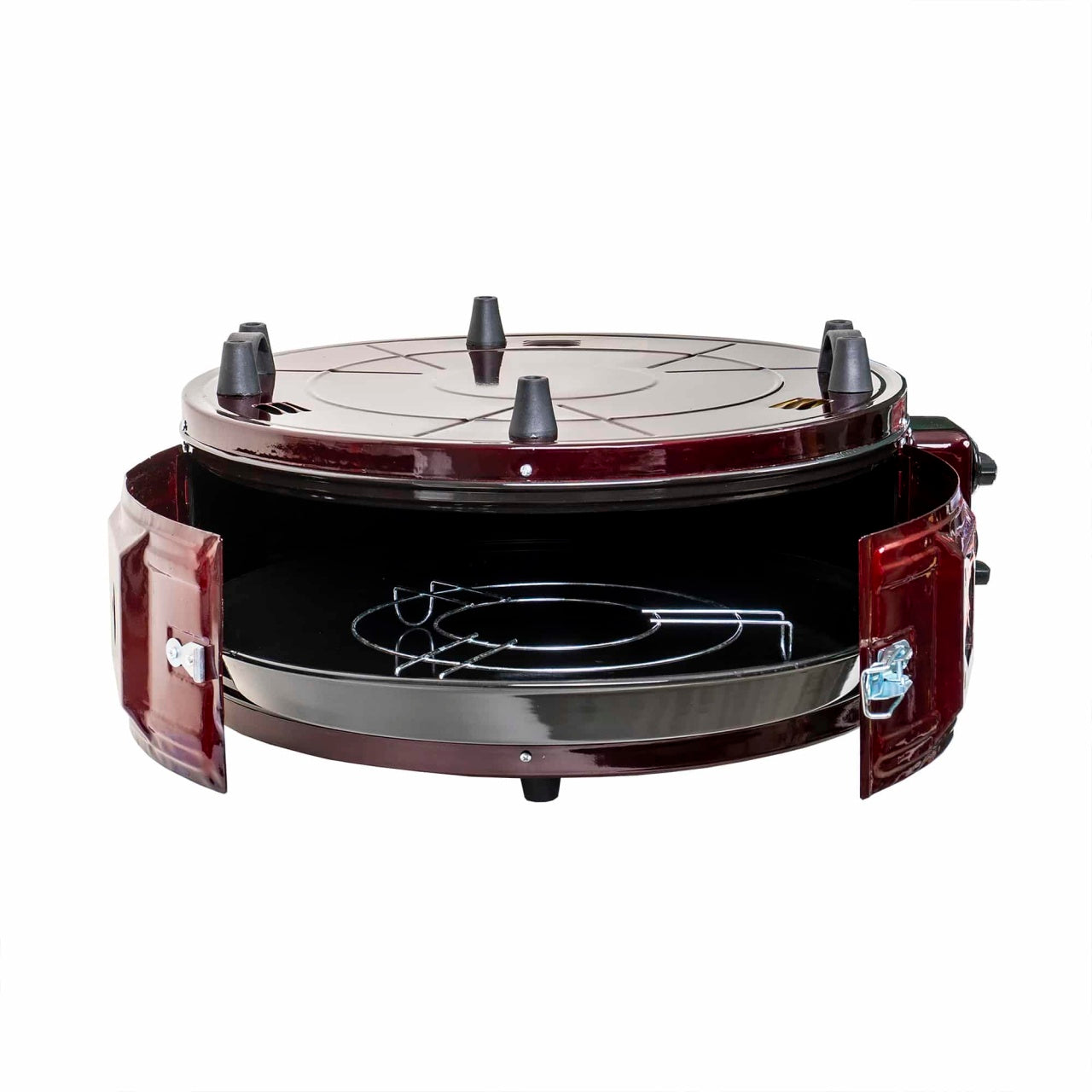 Cuptor electric rotund XL, 40L, 1400W, culoare rosu bordeaux