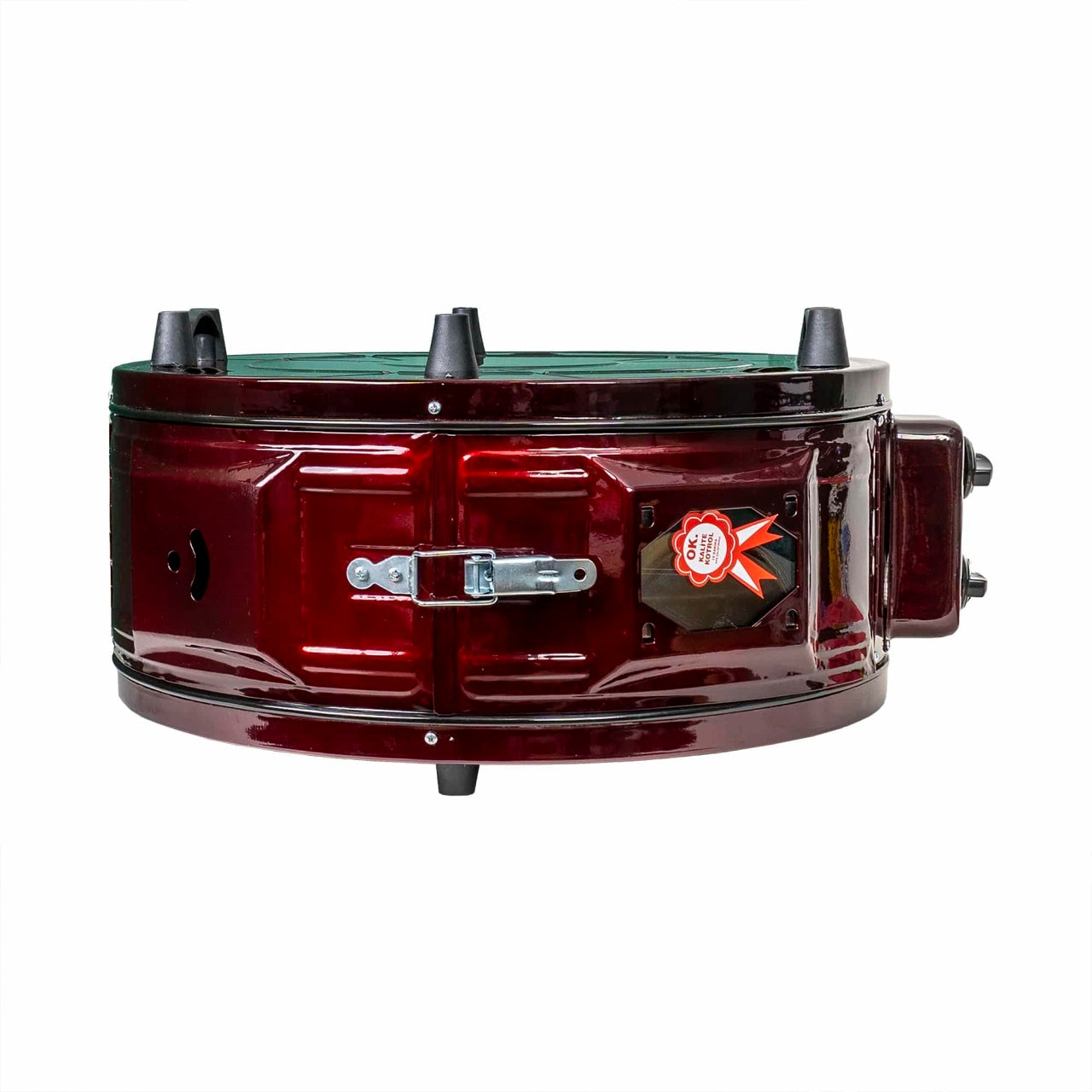 Cuptor electric rotund XL, 40L, 1400W, culoare rosu bordeaux