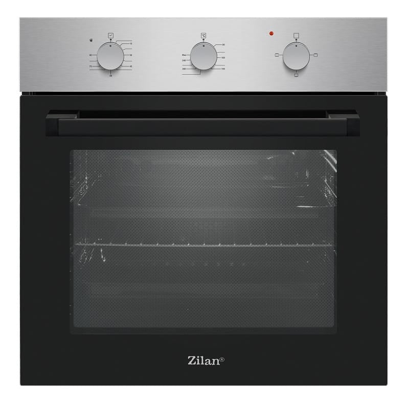 Cuptor incorporabil electric inox 2200W cu timer mecanic si 3 functii gatire