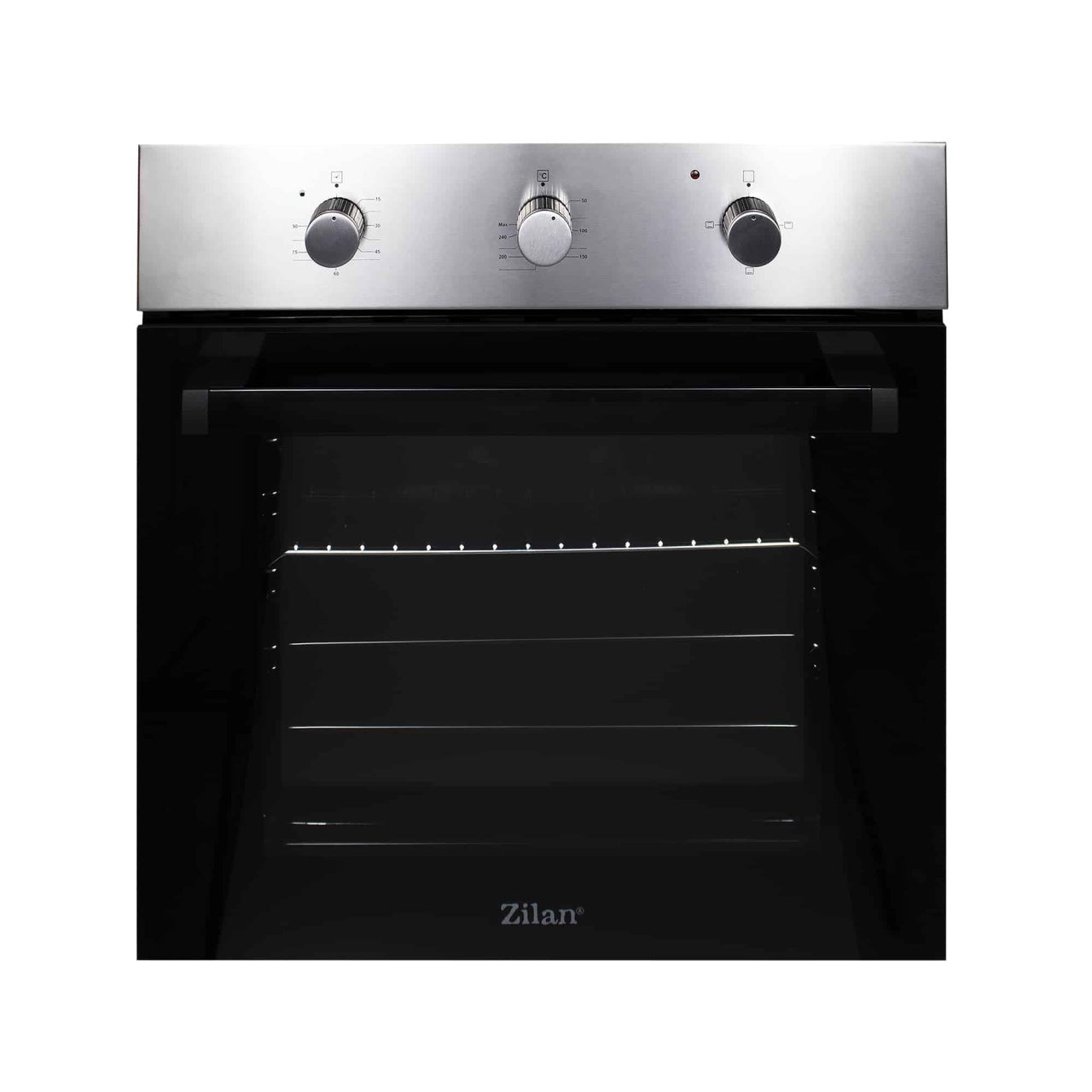 Cuptor incorporabil electric inox 2200W cu timer mecanic si 3 functii gatire