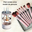 Curatator electric pentru pensule de machiaj, incarcare USB, putere 8W, din ABS, cu 7000 rmp, alb