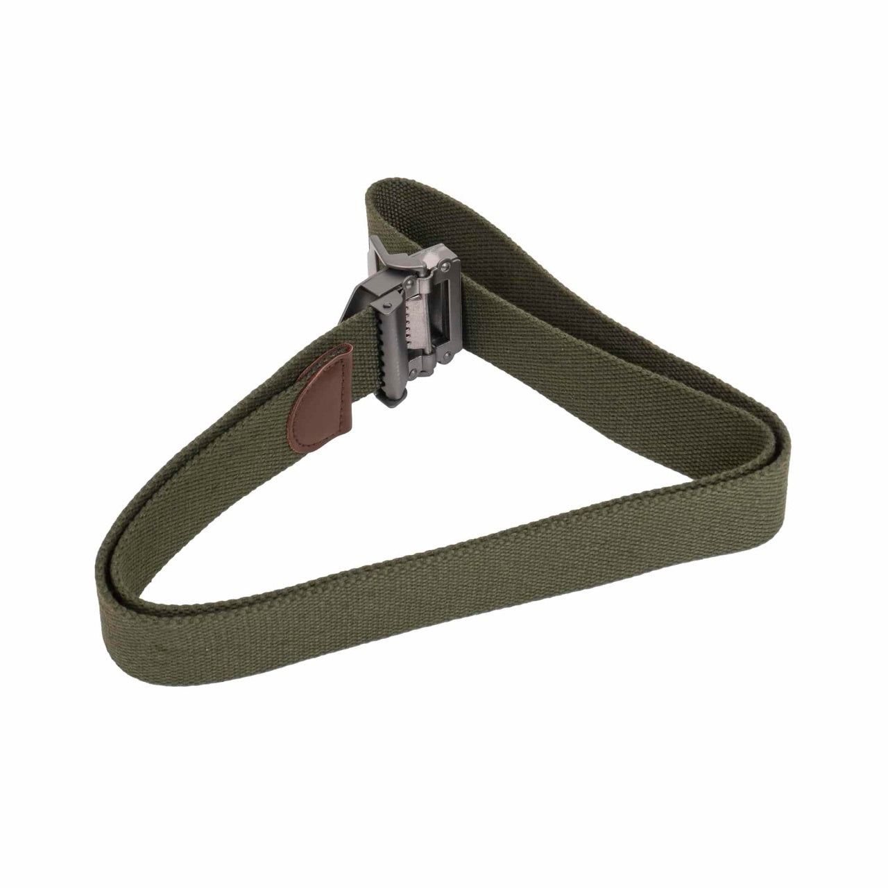 Curea militara ajustabila cu cupla rapida, aliaj special, 120 cm, verde