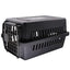 Cusca de transport pentru animale, din PP rezistent cu usa din otel inoxidabil, 48×32×29.5 cm