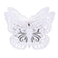 Cutie de dar pentru evenimente, forma fluture, lemn alb 27.5x42 cm