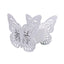 Cutie de dar pentru evenimente, forma fluture, lemn alb 27.5x42 cm