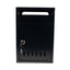 Cutie postala metalica 33.5x23 cm, montaj pe perete, culoare gri inchis/natur
