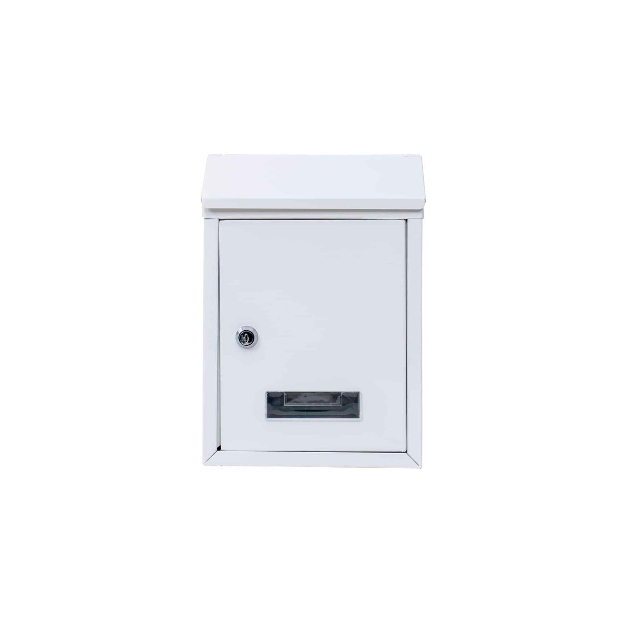 Cutie postala metalica alba, 21.7x7x30 cm, montare pe perete