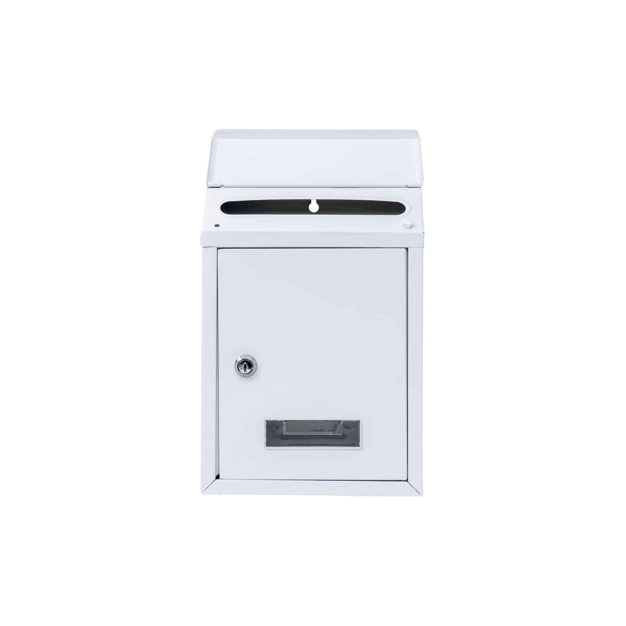 Cutie postala metalica alba, 21.7x7x30 cm, montare pe perete