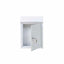 Cutie postala metalica alba, 21.7x7x30 cm, montare pe perete