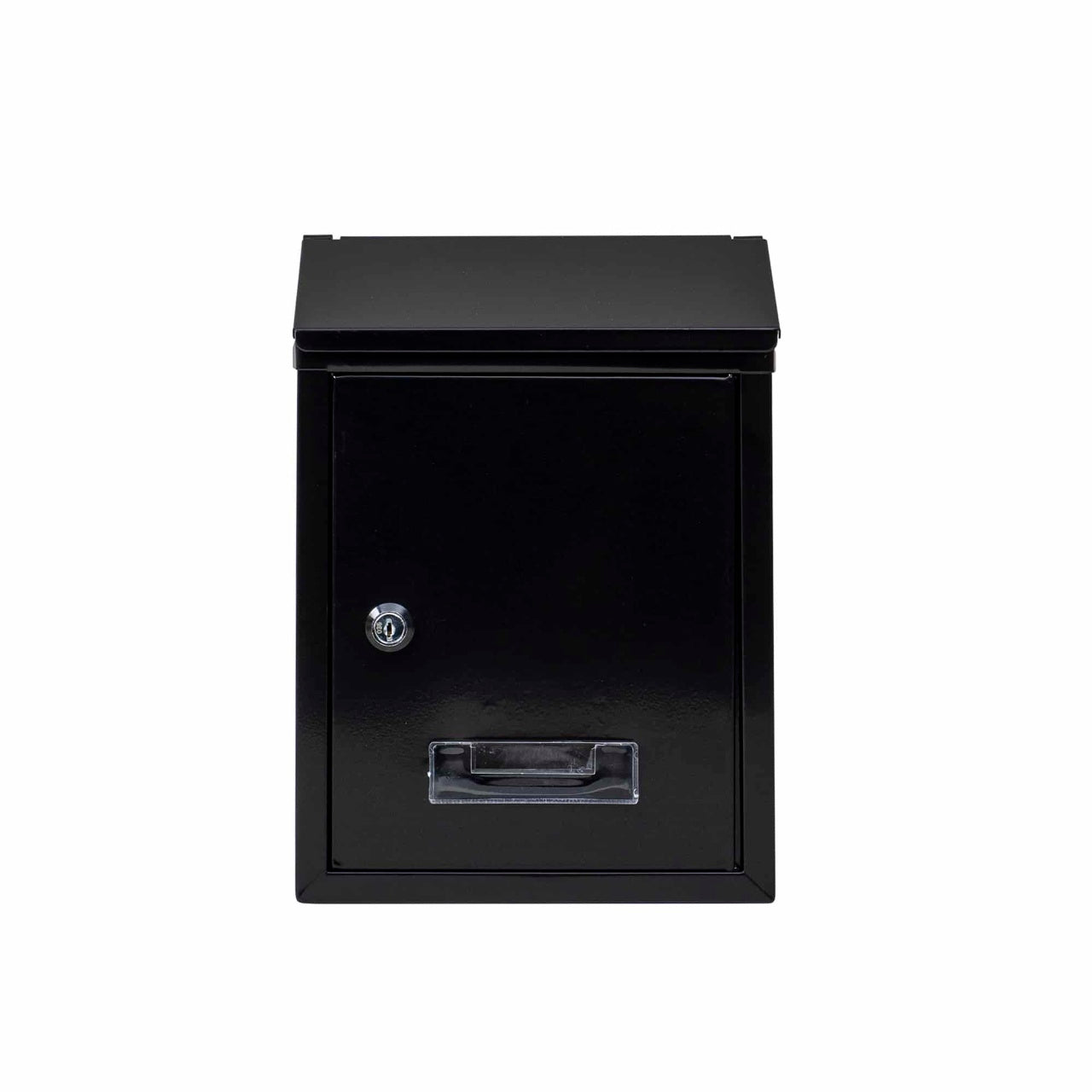 Cutie postala metalica neagra, 21.7x7x30 cm, montare pe perete