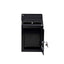 Cutie postala metalica neagra, 21.7x7x30 cm, montare pe perete