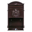 Cutie postala metalica pentru exterior 410x260x90mm maro, design rustic