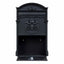 Cutie postala metalica pentru exterior, 410x260x90mm, negru, design rustic